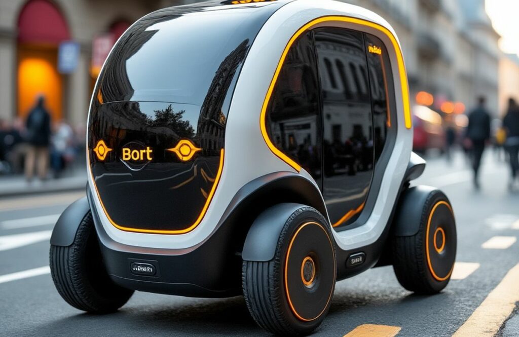 robot taxi autonome en ville